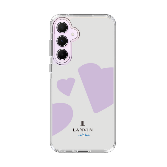 スリムプロテクションケース［ LANVIN en Bleu Hearts Purple - ランバン ハート パープル ］