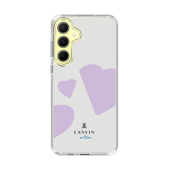 スリムプロテクションケース［ LANVIN en Bleu Hearts Purple - ランバン ハート パープル ］