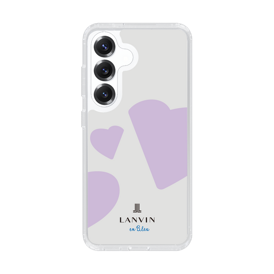 スリムプロテクションケース［ LANVIN en Bleu Hearts Purple - ランバン ハート パープル ］