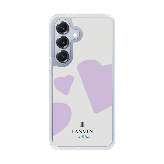 スリムプロテクションケース［ LANVIN en Bleu Hearts Purple - ランバン ハート パープル ］