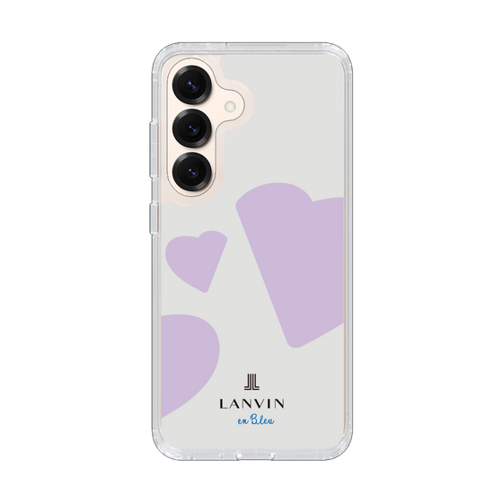 スリムプロテクションケース［ LANVIN en Bleu Hearts Purple - ランバン ハート パープル ］