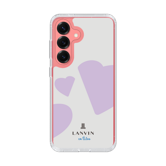 スリムプロテクションケース［ LANVIN en Bleu Hearts Purple - ランバン ハート パープル ］