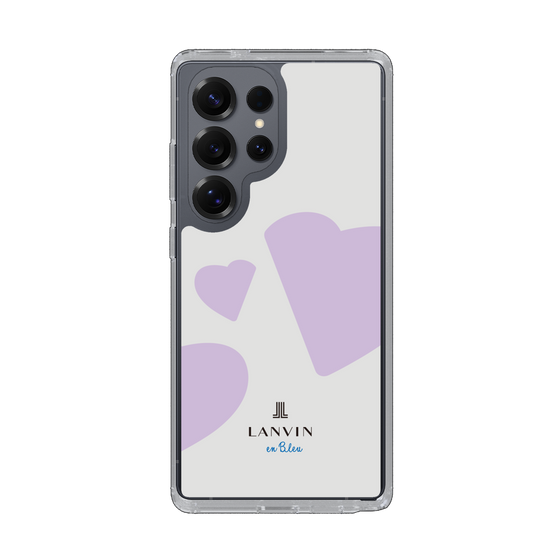 スリムプロテクションケース［ LANVIN en Bleu Hearts Purple - ランバン ハート パープル ］