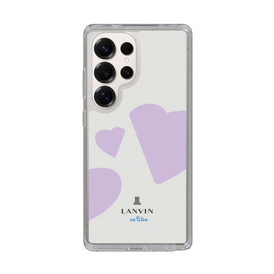 スリムプロテクションケース［ LANVIN en Bleu Hearts Purple - ランバン ハート パープル ］