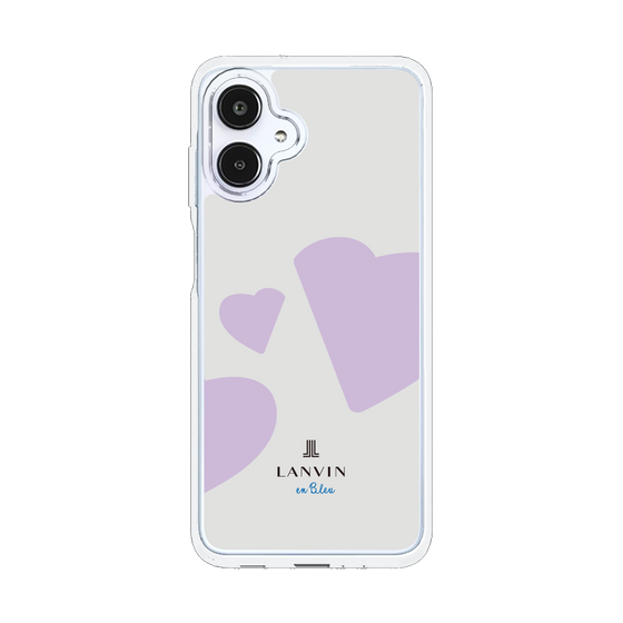 スリムプロテクションケース［ LANVIN en Bleu Hearts Purple - ランバン ハート パープル ］