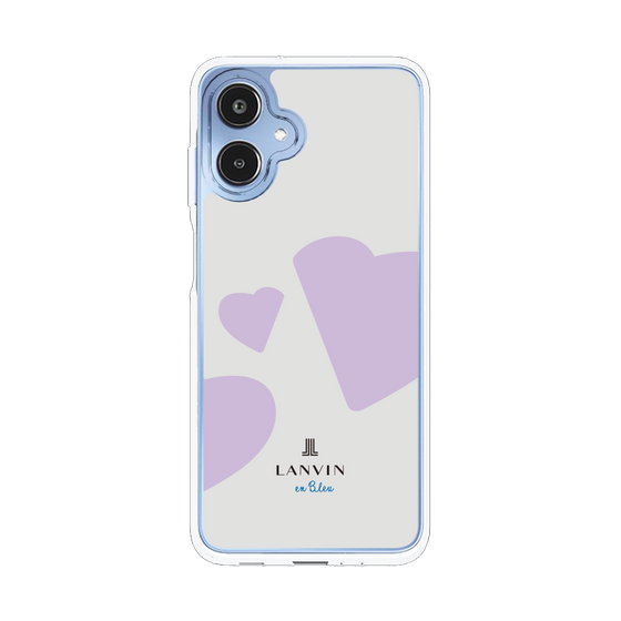 スリムプロテクションケース［ LANVIN en Bleu Hearts Purple - ランバン ハート パープル ］
