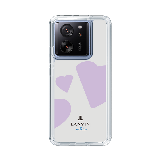 スリムプロテクションケース［ LANVIN en Bleu Hearts Purple - ランバン ハート パープル ］