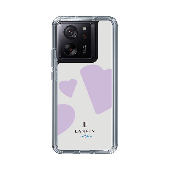 スリムプロテクションケース［ LANVIN en Bleu Hearts Purple - ランバン ハート パープル ］