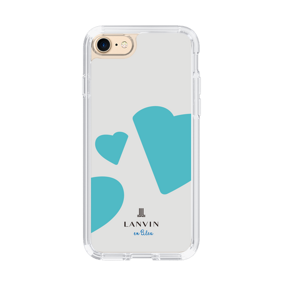 スリムプロテクションケース［ LANVIN en Bleu Hearts Blue - ランバン ハート ブルー ］