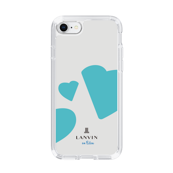 スリムプロテクションケース［ LANVIN en Bleu Hearts Blue - ランバン ハート ブルー ］