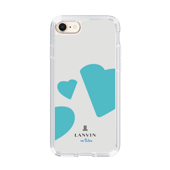 スリムプロテクションケース［ LANVIN en Bleu Hearts Blue - ランバン ハート ブルー ］