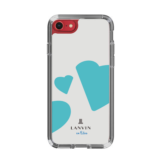 スリムプロテクションケース［ LANVIN en Bleu Hearts Blue - ランバン ハート ブルー ］