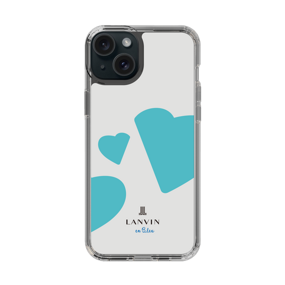 スリムプロテクションケース［ LANVIN en Bleu Hearts Blue - ランバン ハート ブルー ］