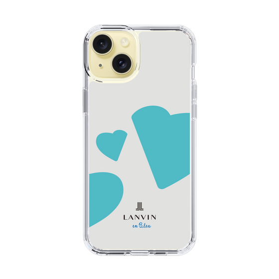 スリムプロテクションケース［ LANVIN en Bleu Hearts Blue - ランバン ハート ブルー ］