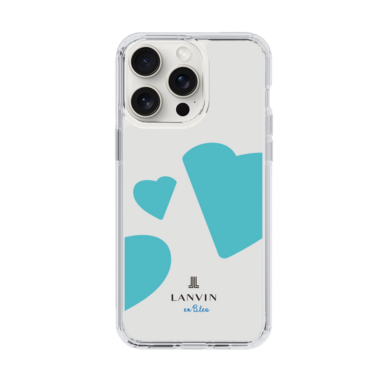 スリムプロテクションケース［ LANVIN en Bleu Hearts Blue - ランバン ハート ブルー ］