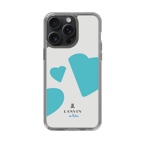 スリムプロテクションケース［ LANVIN en Bleu Hearts Blue - ランバン ハート ブルー ］