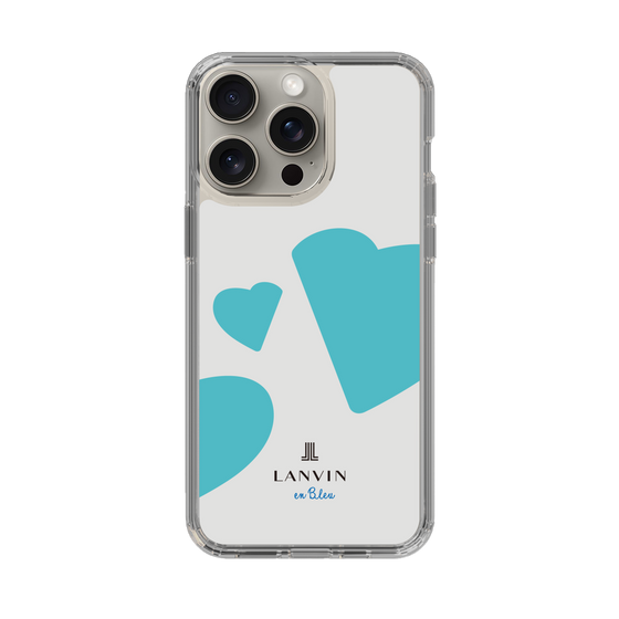 スリムプロテクションケース［ LANVIN en Bleu Hearts Blue - ランバン ハート ブルー ］