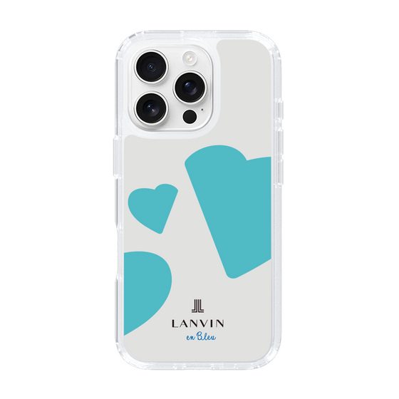 スリムプロテクションケース［ LANVIN en Bleu Hearts Blue - ランバン ハート ブルー ］