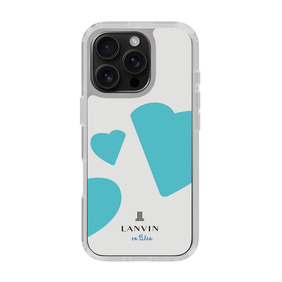 スリムプロテクションケース［ LANVIN en Bleu Hearts Blue - ランバン ハート ブルー ］