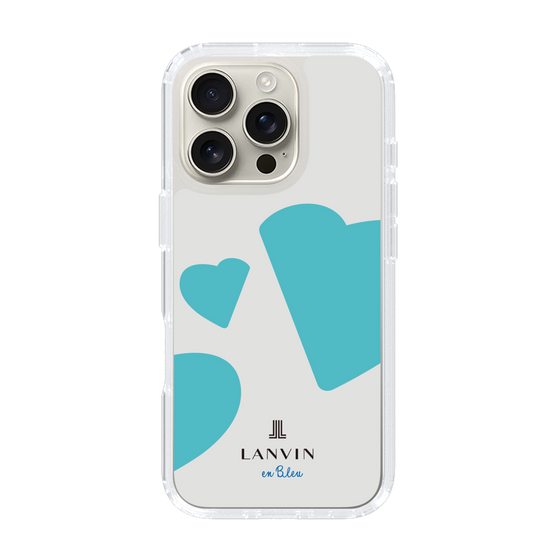 スリムプロテクションケース［ LANVIN en Bleu Hearts Blue - ランバン ハート ブルー ］