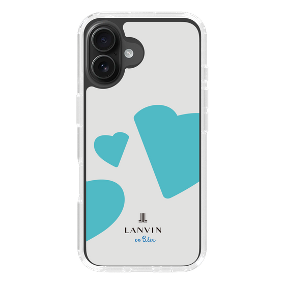 スリムプロテクションケース［ LANVIN en Bleu Hearts Blue - ランバン ハート ブルー ］