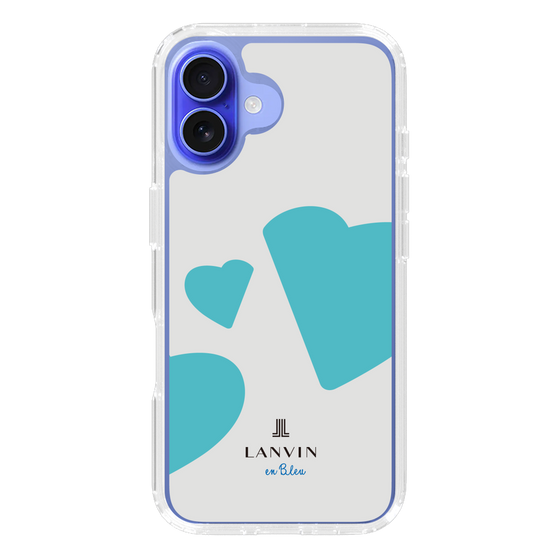 スリムプロテクションケース［ LANVIN en Bleu Hearts Blue - ランバン ハート ブルー ］