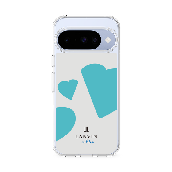 スリムプロテクションケース［ LANVIN en Bleu Hearts Blue - ランバン ハート ブルー ］