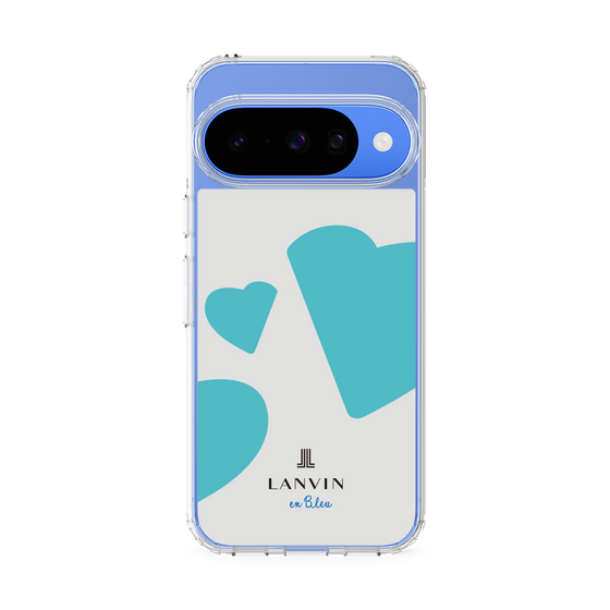 スリムプロテクションケース［ LANVIN en Bleu Hearts Blue - ランバン ハート ブルー ］