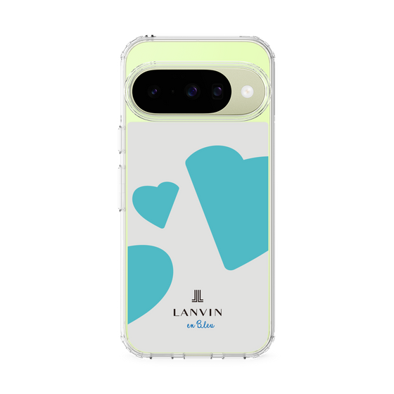 スリムプロテクションケース［ LANVIN en Bleu Hearts Blue - ランバン ハート ブルー ］