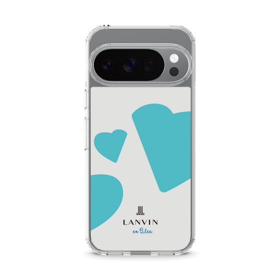 スリムプロテクションケース［ LANVIN en Bleu Hearts Blue - ランバン ハート ブルー ］