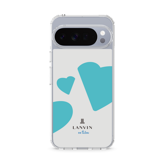 スリムプロテクションケース［ LANVIN en Bleu Hearts Blue - ランバン ハート ブルー ］
