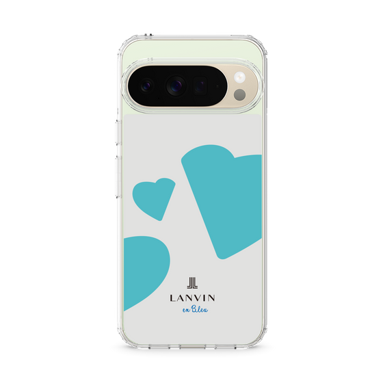 スリムプロテクションケース［ LANVIN en Bleu Hearts Blue - ランバン ハート ブルー ］