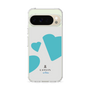 スリムプロテクションケース［ LANVIN en Bleu Hearts Blue - ランバン ハート ブルー ］