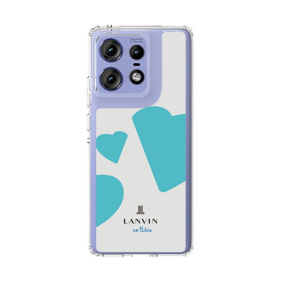 スリムプロテクションケース［ LANVIN en Bleu Hearts Blue - ランバン ハート ブルー ］