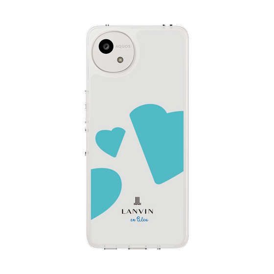 スリムプロテクションケース［ LANVIN en Bleu Hearts Blue - ランバン ハート ブルー ］