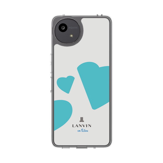 スリムプロテクションケース［ LANVIN en Bleu Hearts Blue - ランバン ハート ブルー ］