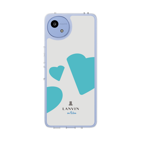 スリムプロテクションケース［ LANVIN en Bleu Hearts Blue - ランバン ハート ブルー ］