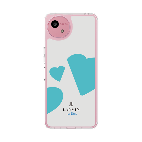 スリムプロテクションケース［ LANVIN en Bleu Hearts Blue - ランバン ハート ブルー ］