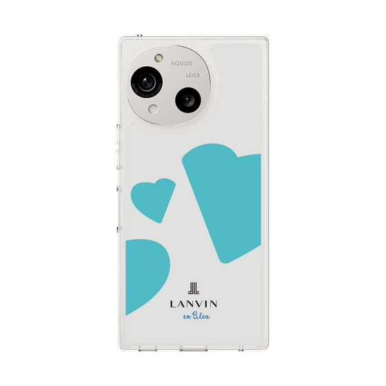 スリムプロテクションケース［ LANVIN en Bleu Hearts Blue - ランバン ハート ブルー ］
