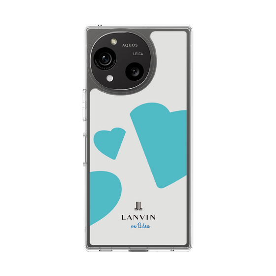 スリムプロテクションケース［ LANVIN en Bleu Hearts Blue - ランバン ハート ブルー ］