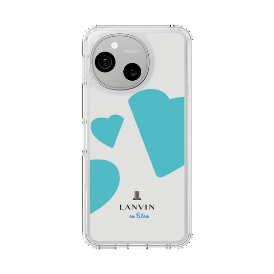 スリムプロテクションケース［ LANVIN en Bleu Hearts Blue - ランバン ハート ブルー ］