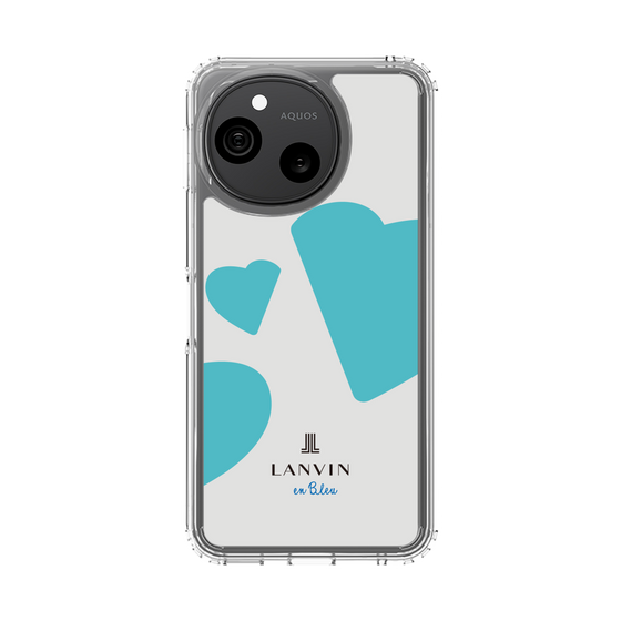 スリムプロテクションケース［ LANVIN en Bleu Hearts Blue - ランバン ハート ブルー ］