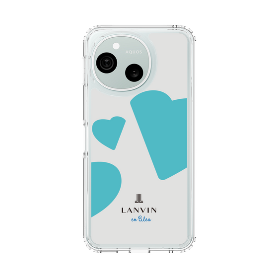 スリムプロテクションケース［ LANVIN en Bleu Hearts Blue - ランバン ハート ブルー ］