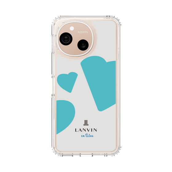 スリムプロテクションケース［ LANVIN en Bleu Hearts Blue - ランバン ハート ブルー ］