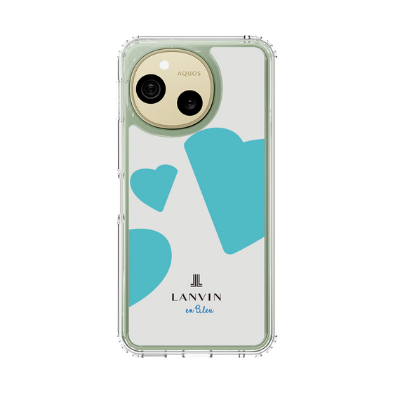 スリムプロテクションケース［ LANVIN en Bleu Hearts Blue - ランバン ハート ブルー ］