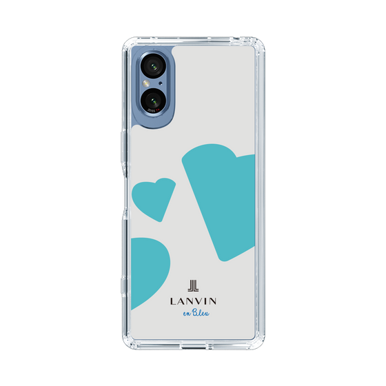 スリムプロテクションケース［ LANVIN en Bleu Hearts Blue - ランバン ハート ブルー ］