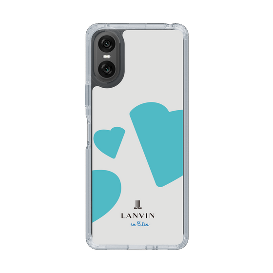 スリムプロテクションケース［ LANVIN en Bleu Hearts Blue - ランバン ハート ブルー ］