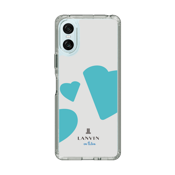 スリムプロテクションケース［ LANVIN en Bleu Hearts Blue - ランバン ハート ブルー ］