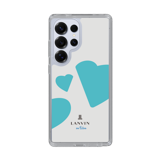 スリムプロテクションケース［ LANVIN en Bleu Hearts Blue - ランバン ハート ブルー ］