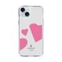 スリムプロテクションケース［ LANVIN en Bleu Hearts Pink - ランバン ハート ピンク ］